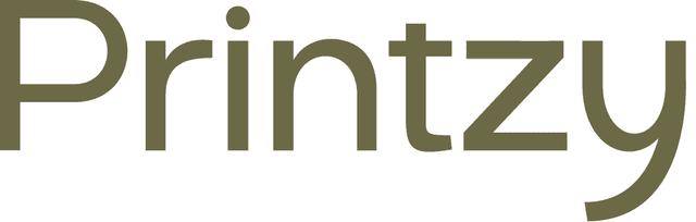 Printzy character mascot welcoming contact and support visitors